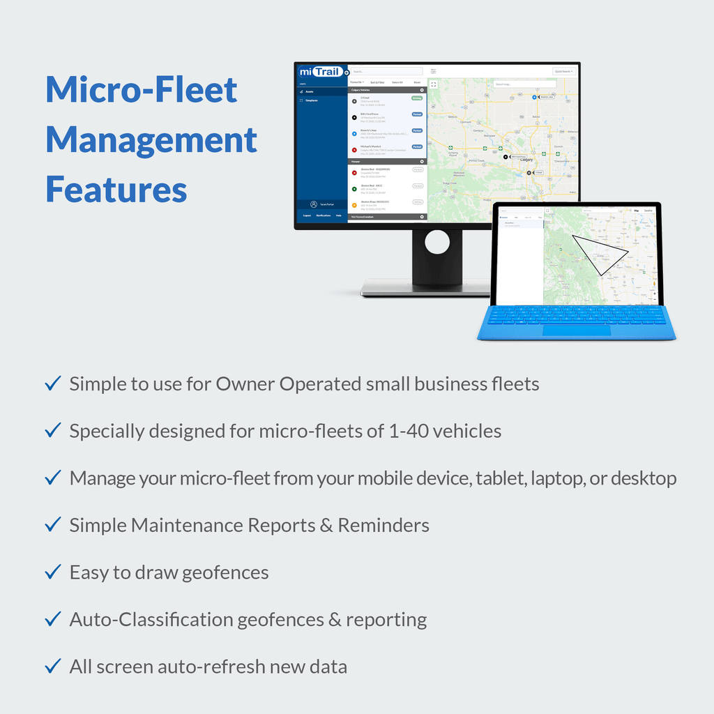 miTrail™ MVT - 1140D Vehicle Tracker - miTrail GPS